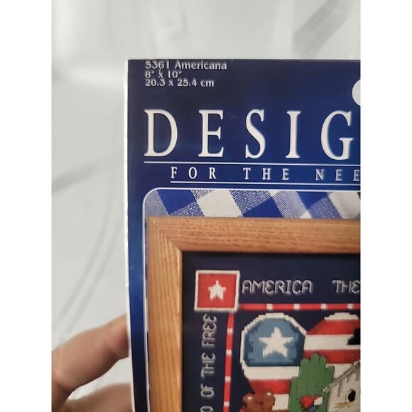 NEW Designs‎ For The Needle Cross Stitch Kit 5361 America the Beautiful 8" x 10" - Picture 2 of 4